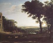 Claude Lorrain Landscape with a Sacrifice to Apolio (n03) oil painting picture wholesale